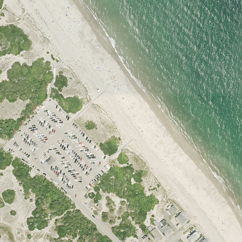 Aerial map of Old Rexhame Beach