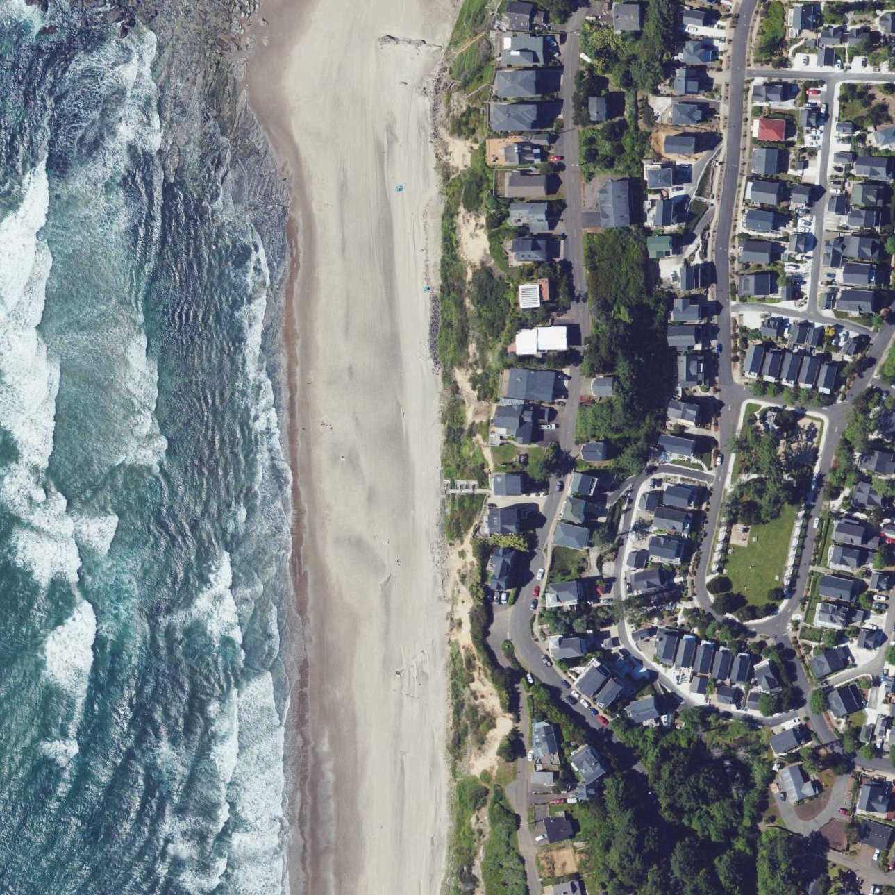 Aerial map of Olivia Beach Community Park