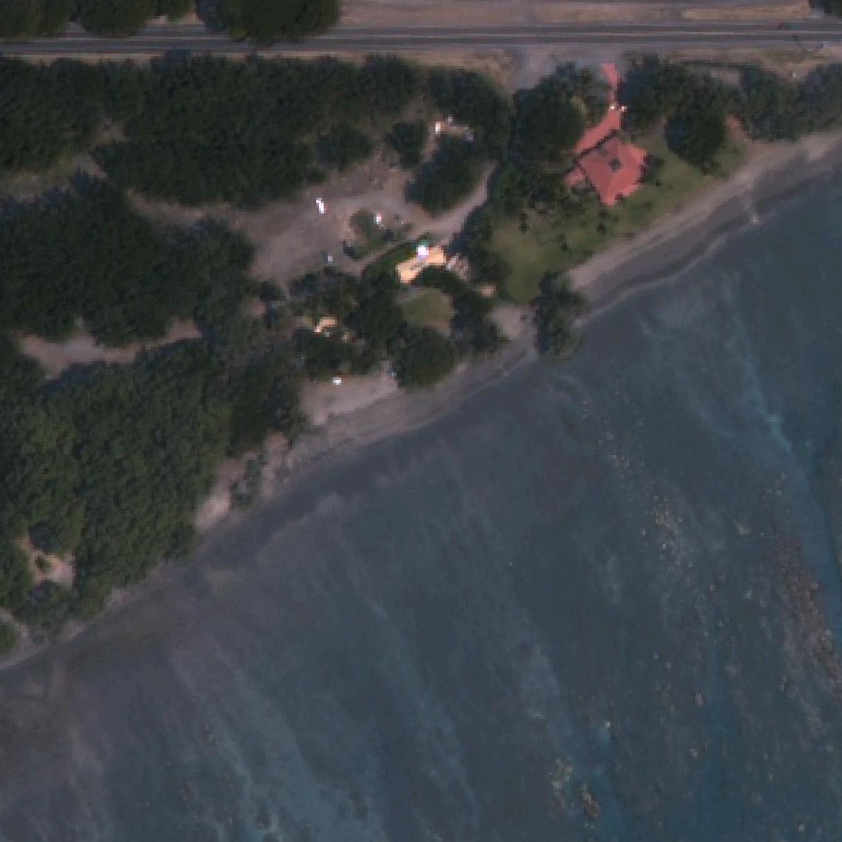 Aerial map of Olowalu Beach