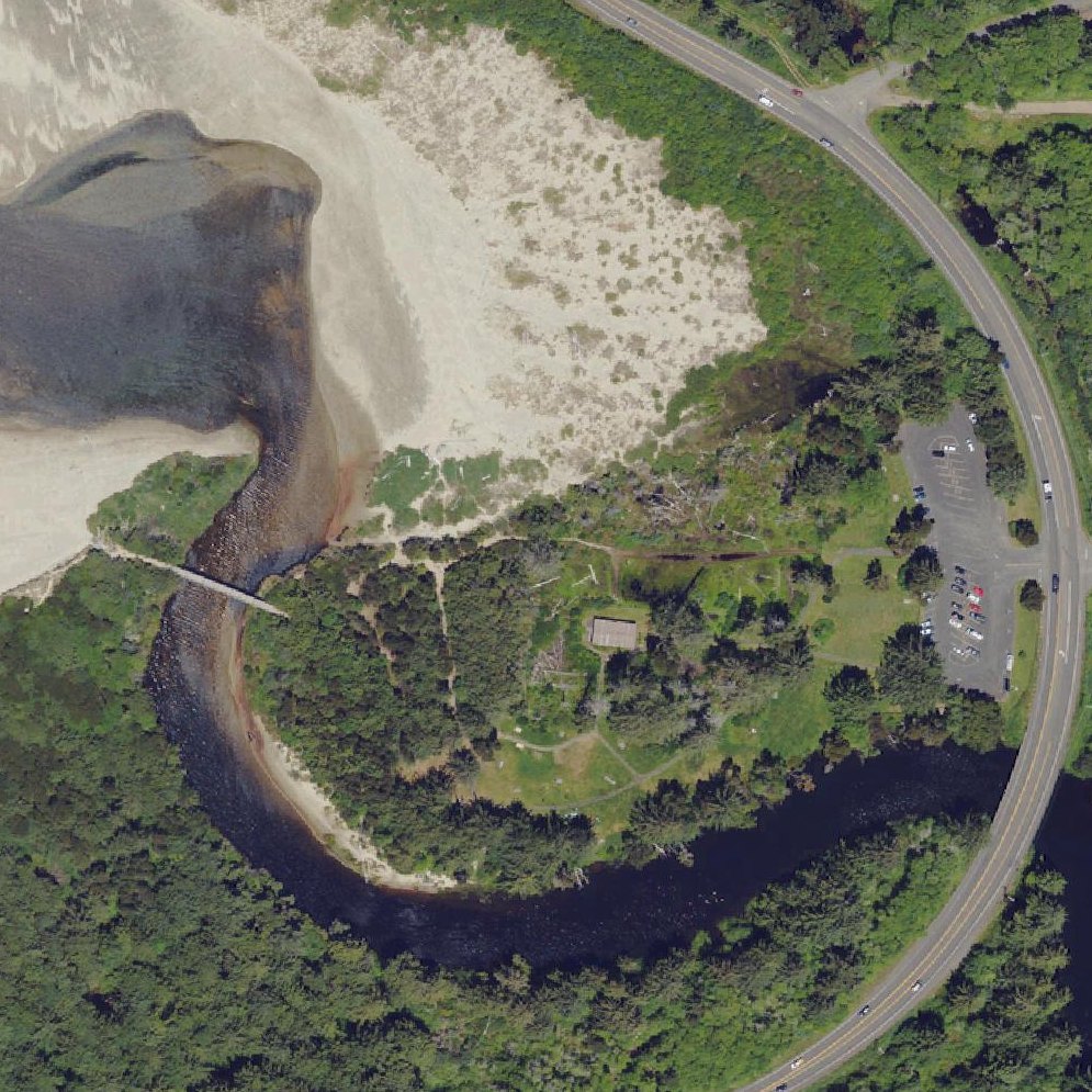 Aerial map of Ona Beach