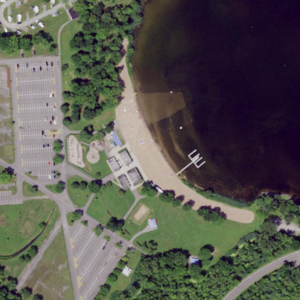 Aerial map of Oneida Shores