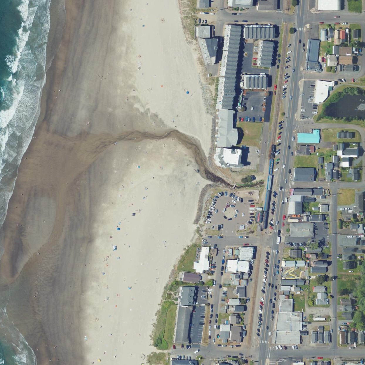Aerial map of Oregon Coast Scenic Railroad - Rockaway Beach Station