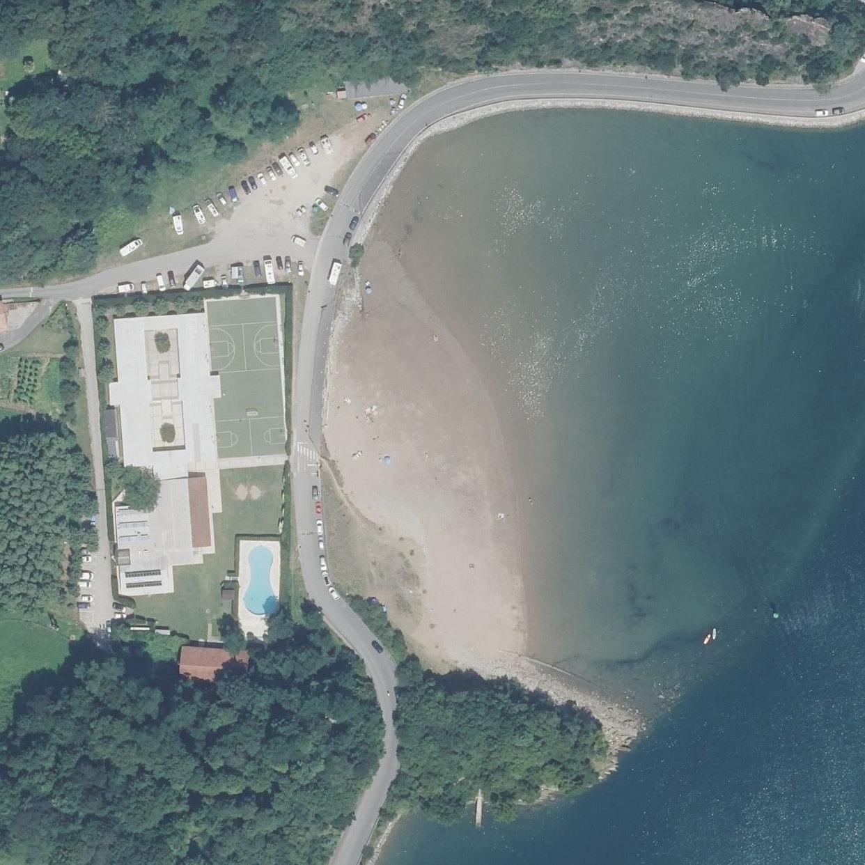 Aerial map of Oribarzahar Hondartza