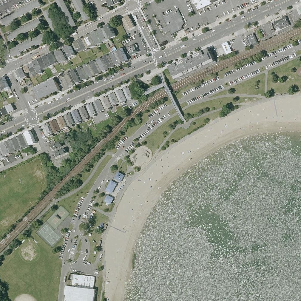 Aerial map of Orient Heights Beach