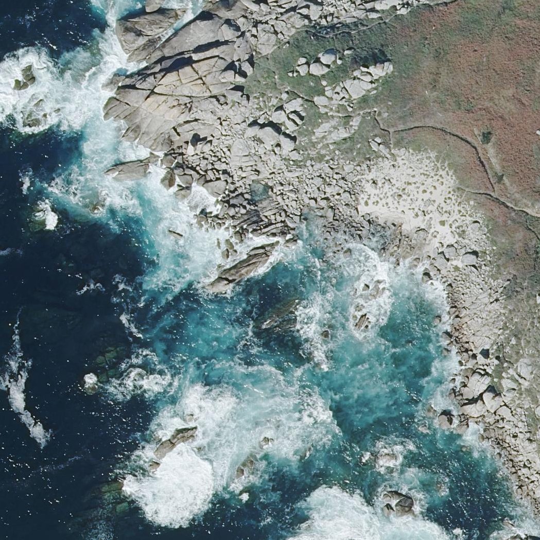 Aerial map of Os Moscallos