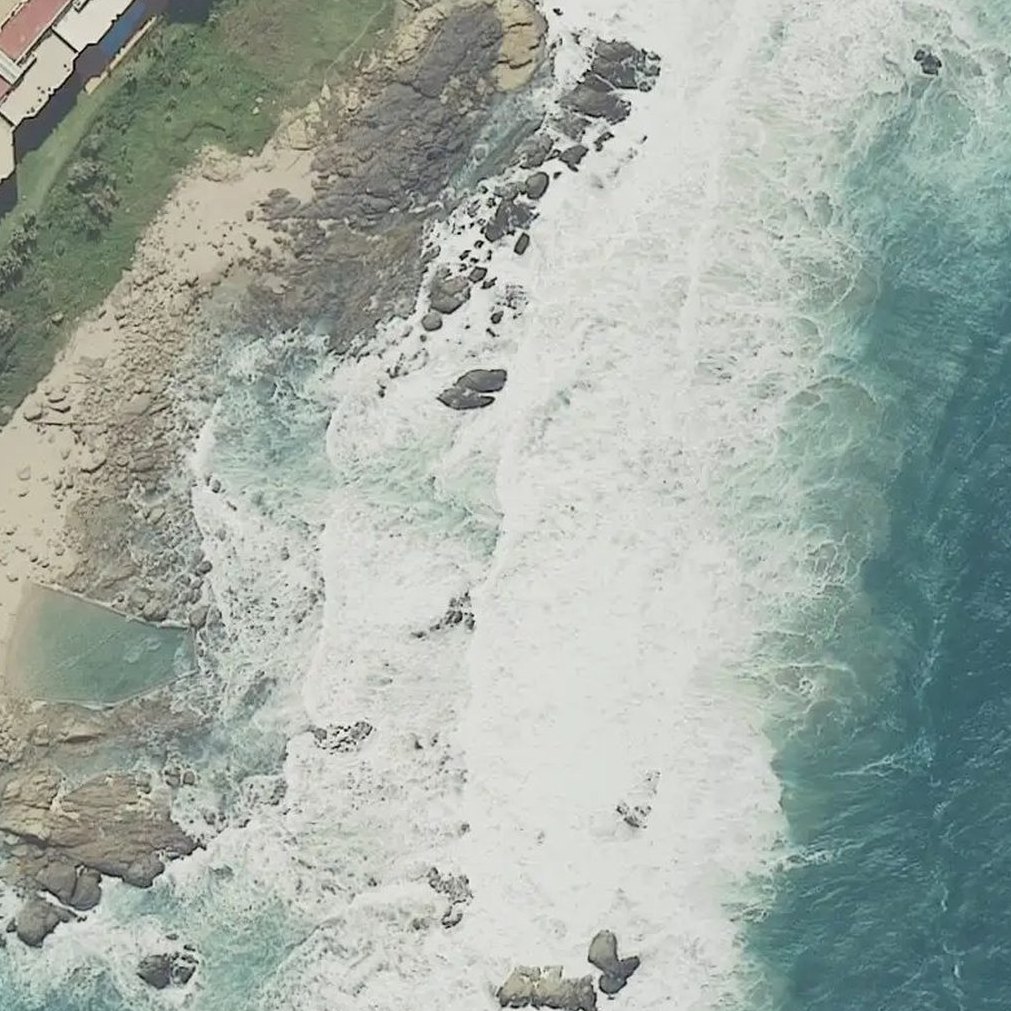 Aerial map of Oslo Beach