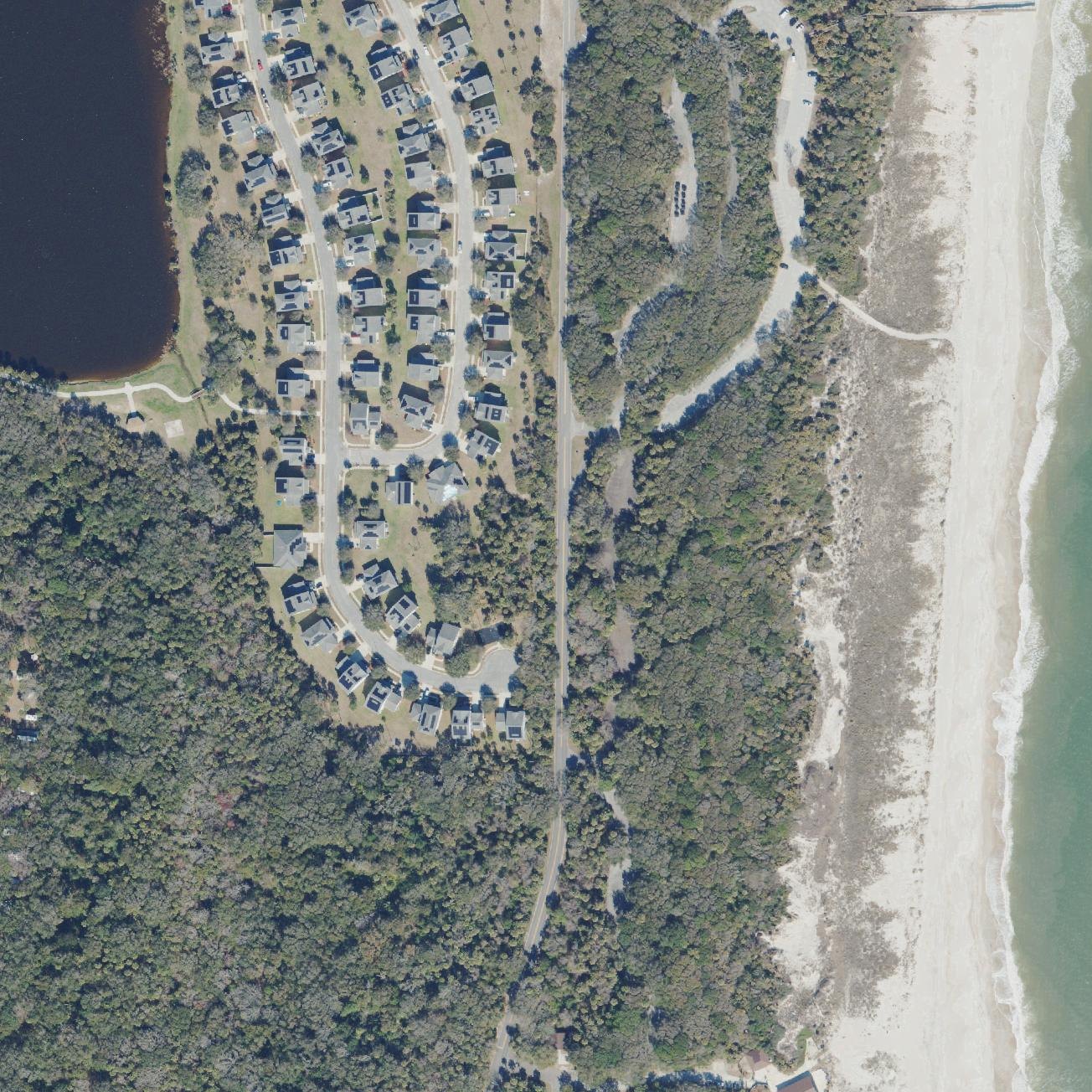 Aerial map of Osprey Cove RV Park