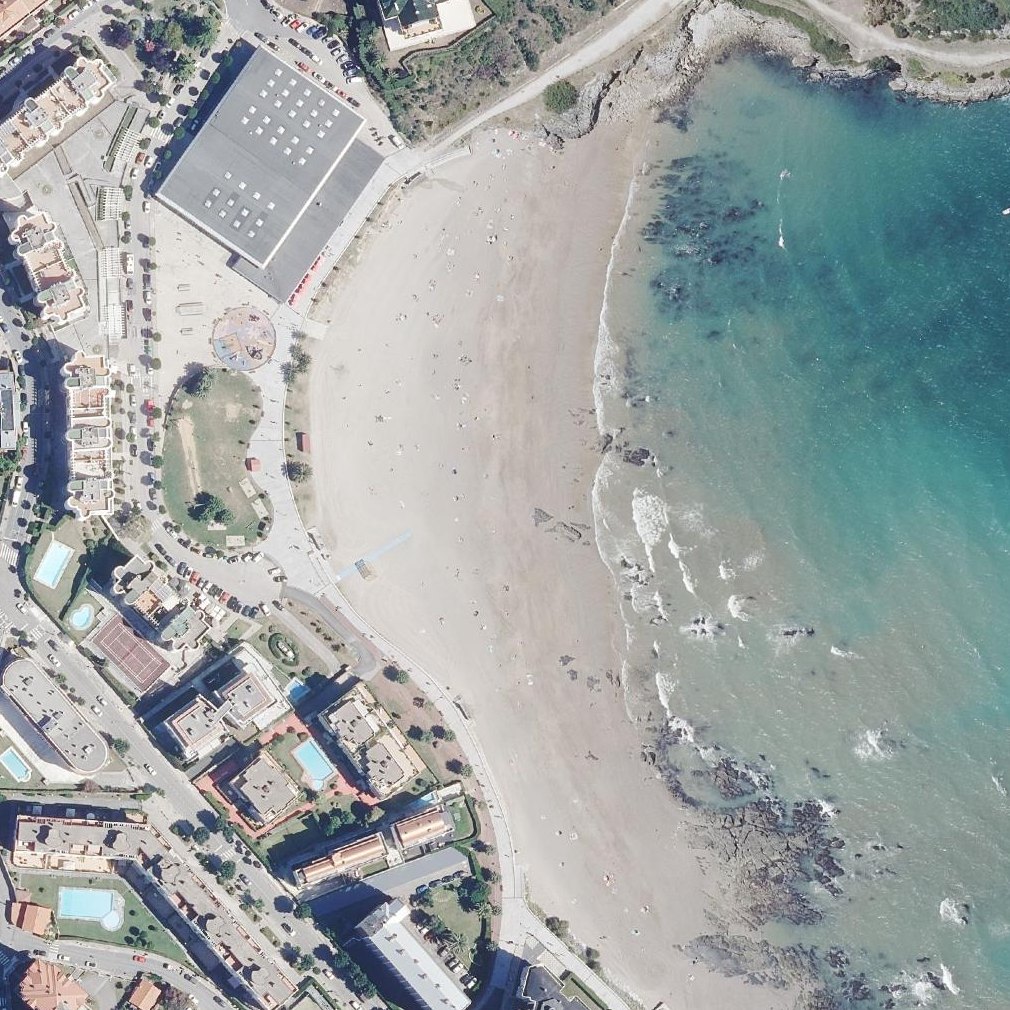 Aerial map of Ostende Beach