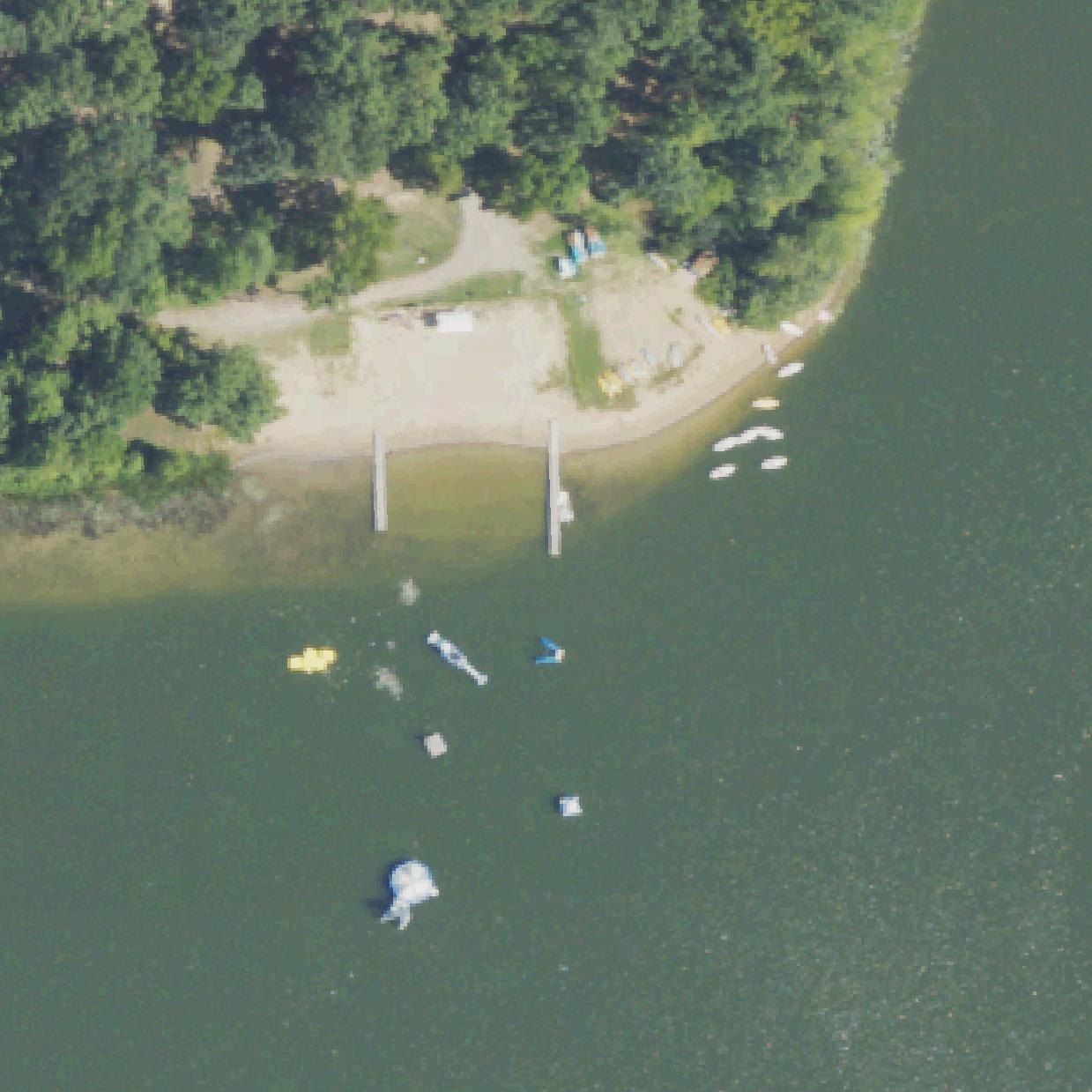 Aerial map of Overnight Beach
