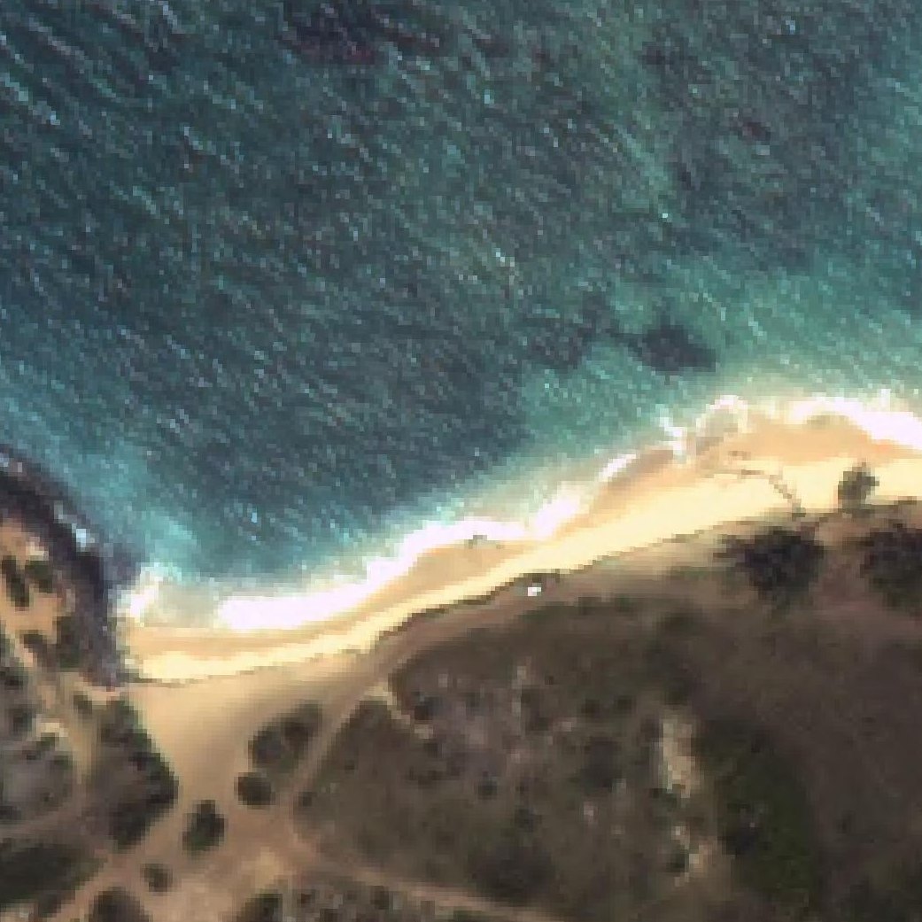 Aerial map of Pā'ia Secret Beach
