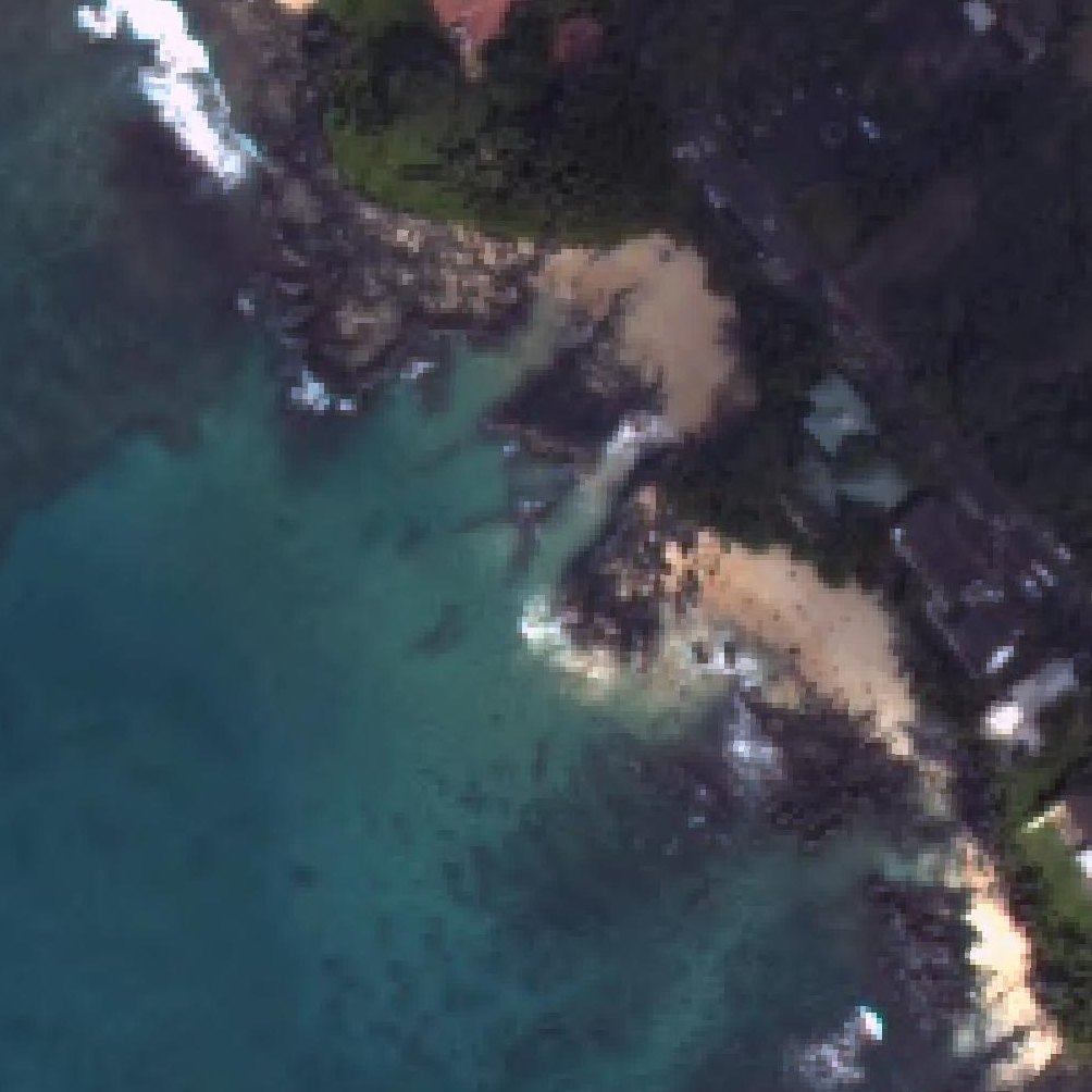 Aerial map of Paako Cove