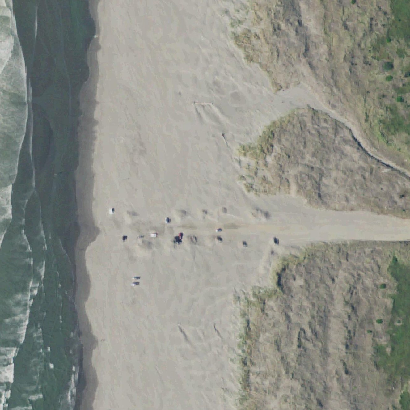 Aerial map of Pacific Beach