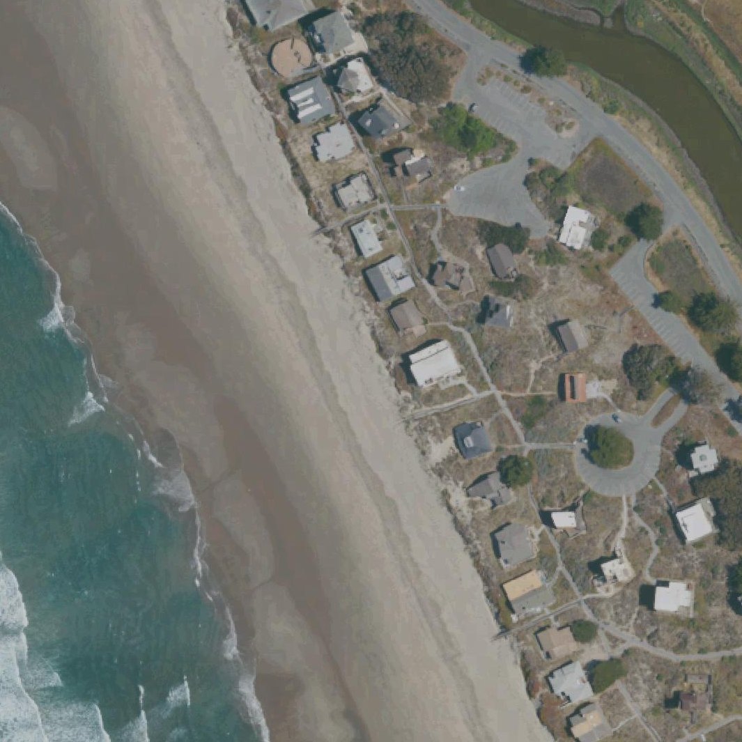 Aerial map of Pajaro Dunes State Beach