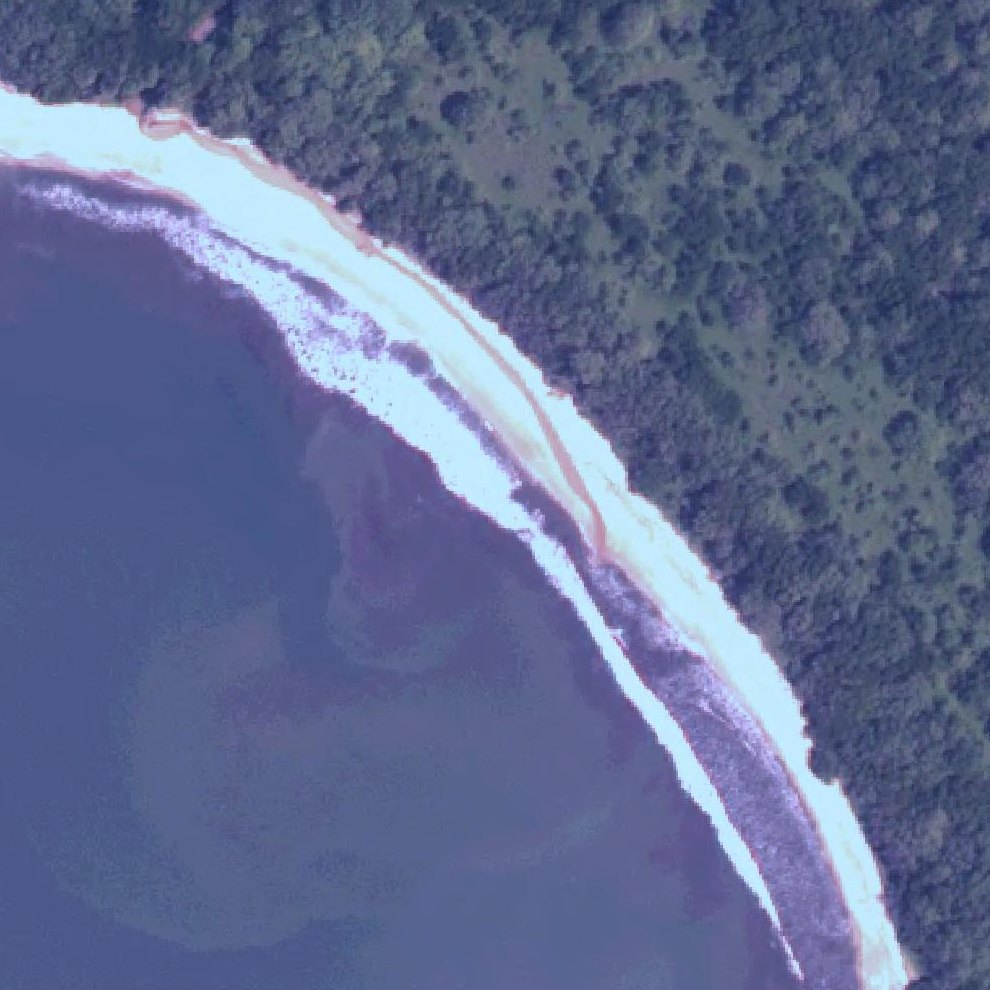 Aerial map of Pakala Beach