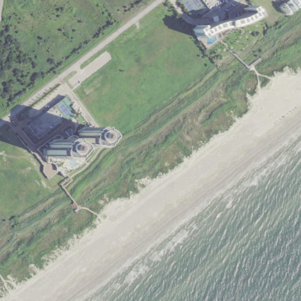 Aerial map of Palisade Palms Public Beach Access Point (1B)
