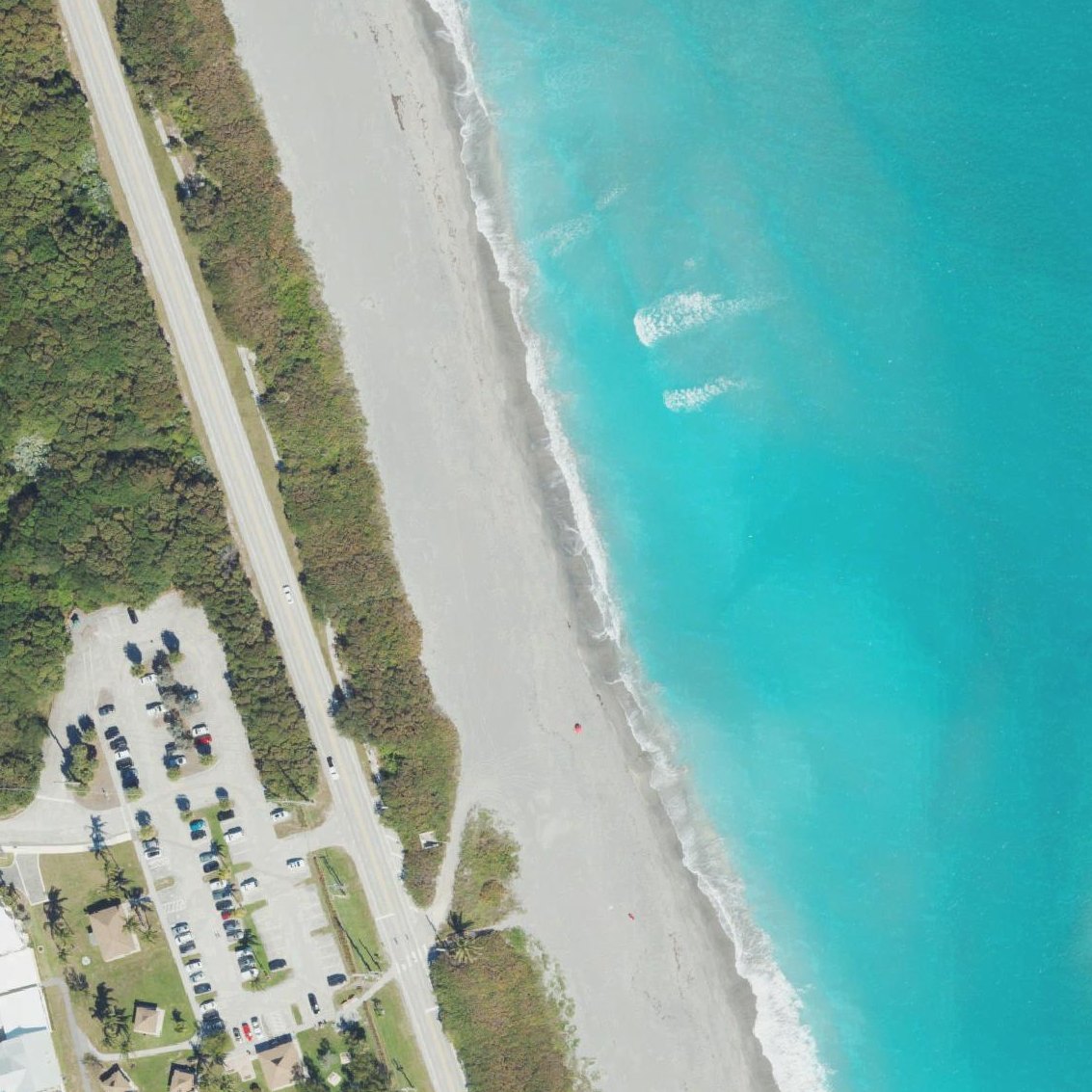 Aerial map of Palm Beach County