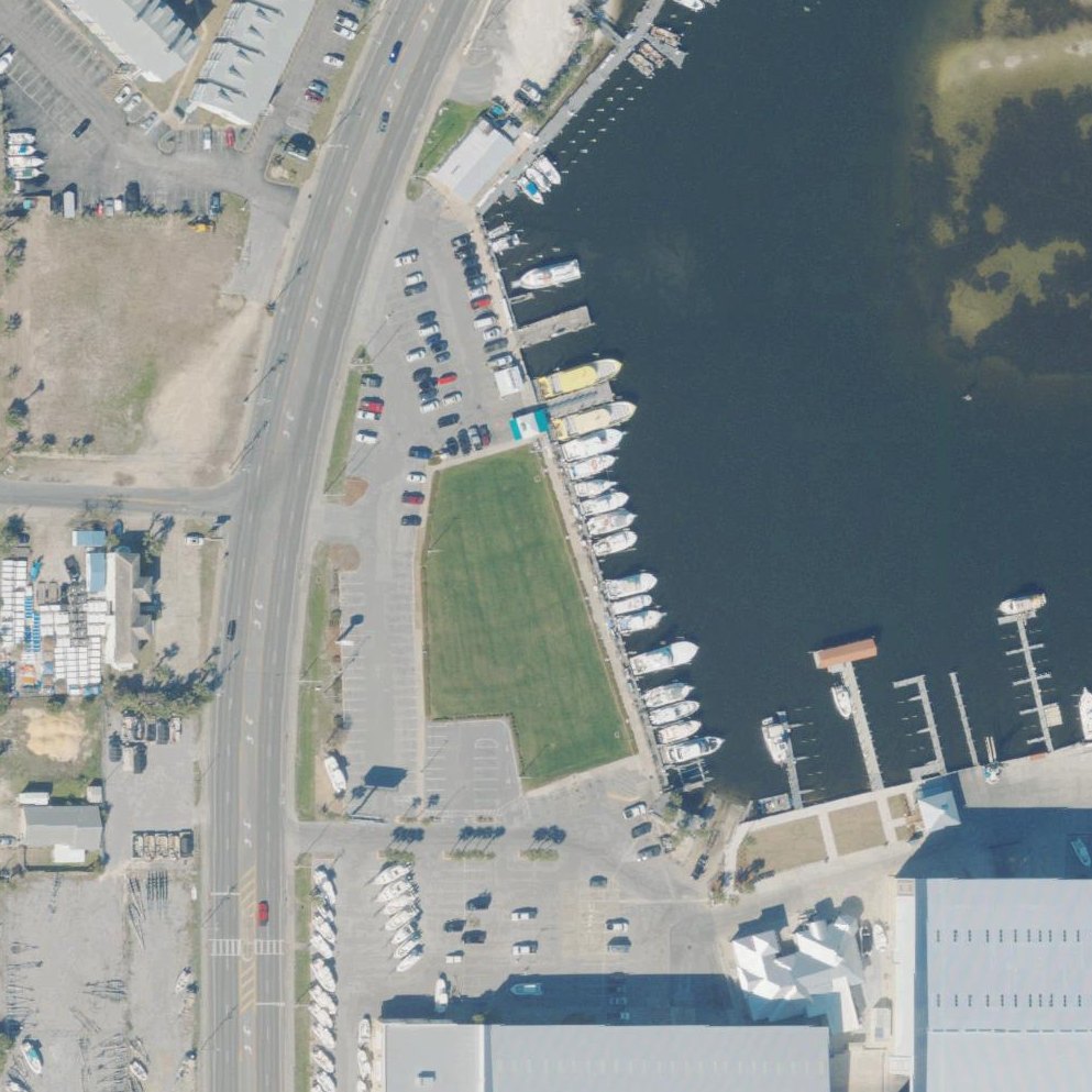Aerial map of Panama Beach Service
