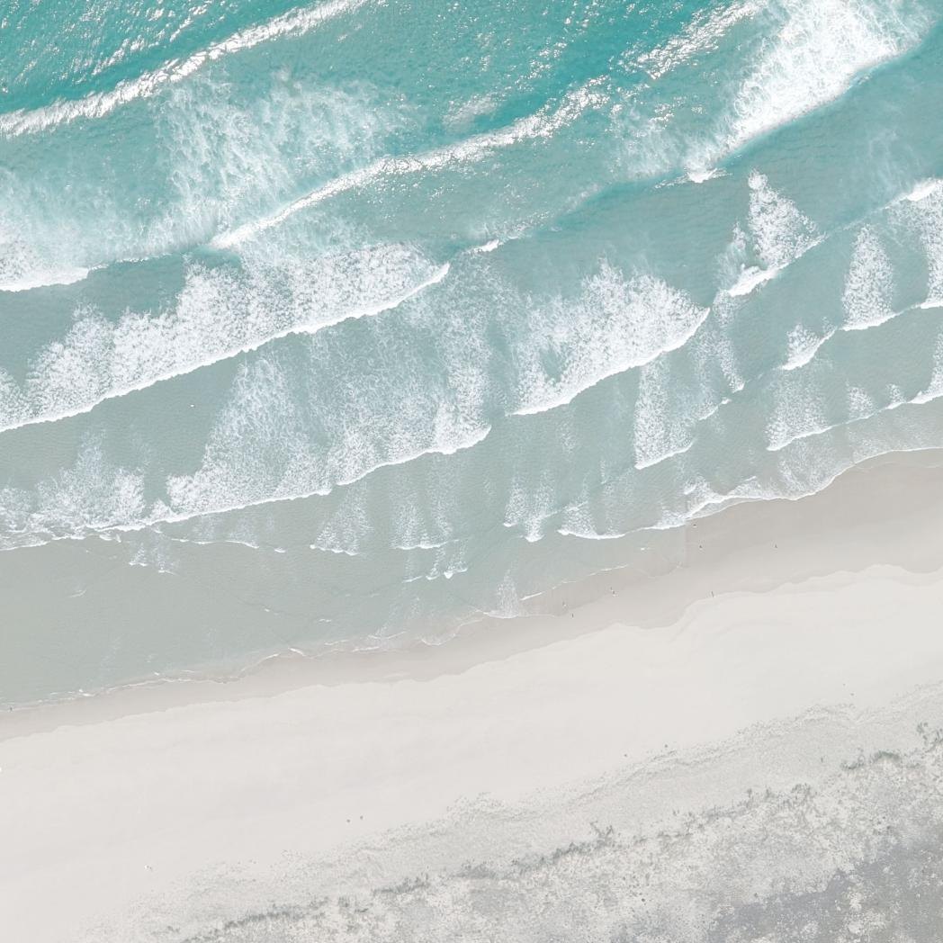 Aerial map of Pantín beach