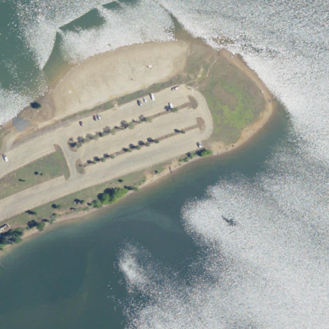 Aerial map of Paradise Beach