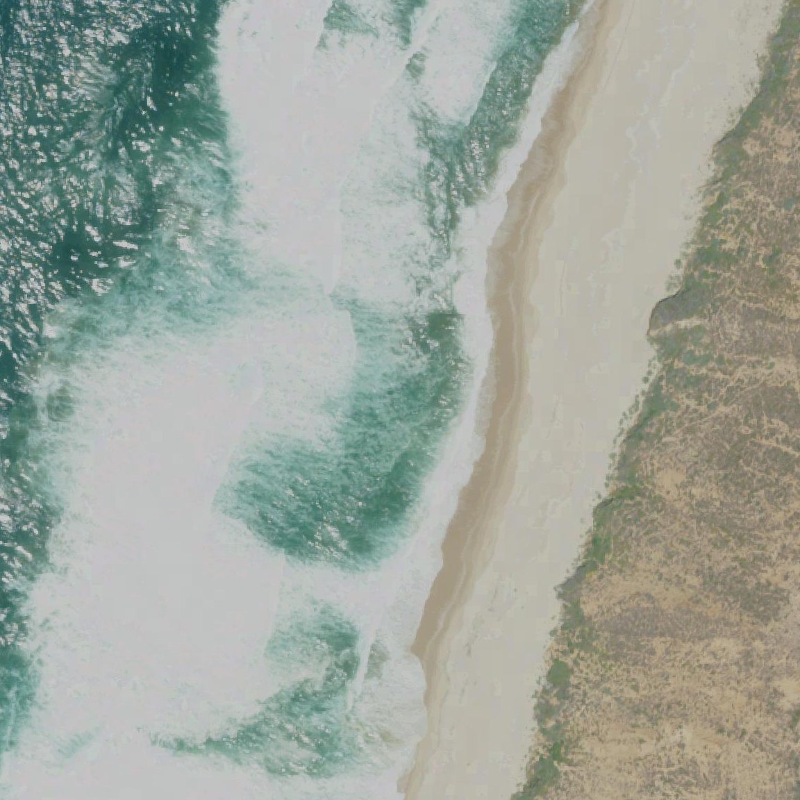 Aerial map of Paradise Beach