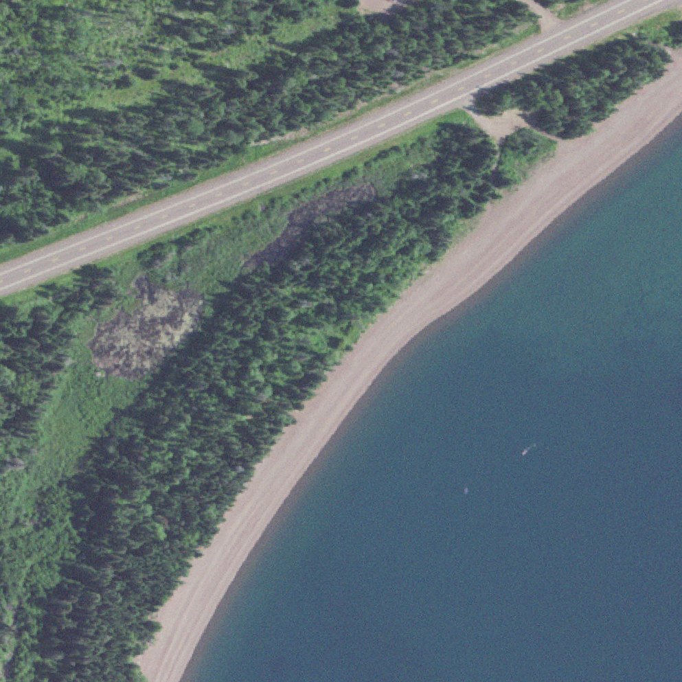 Aerial map of Paradise Beach