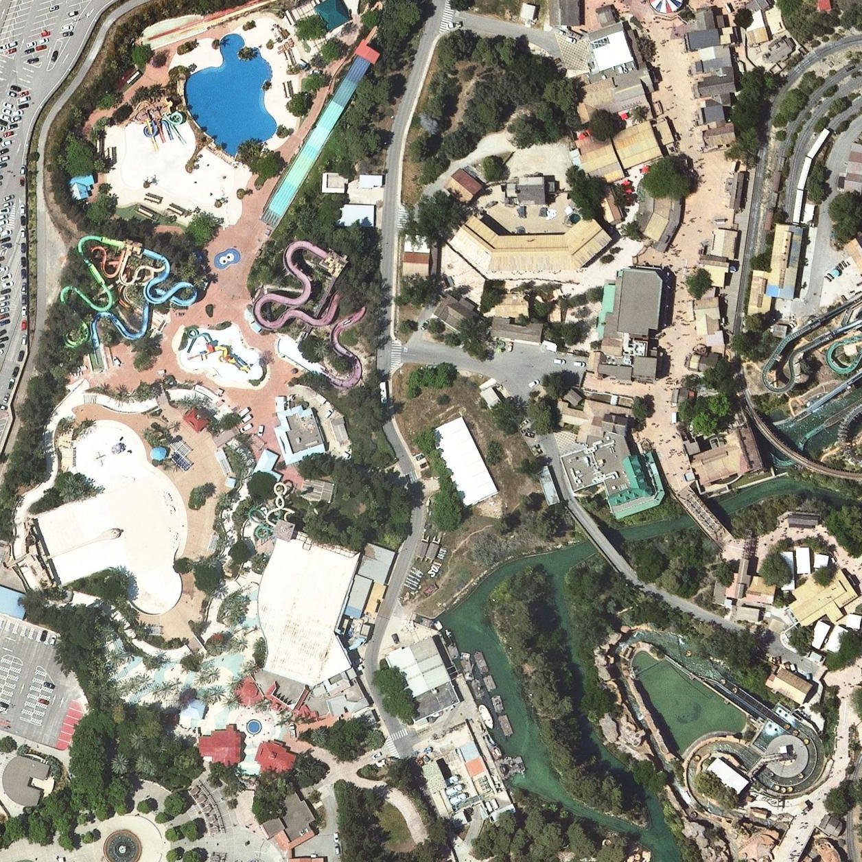 Aerial map of Paradise Beach - Playa Paraíso