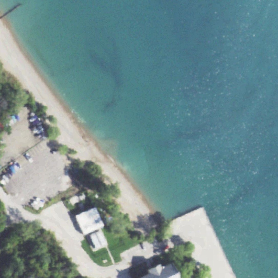 Aerial map of Park Avenue Boating/Fishing Beach