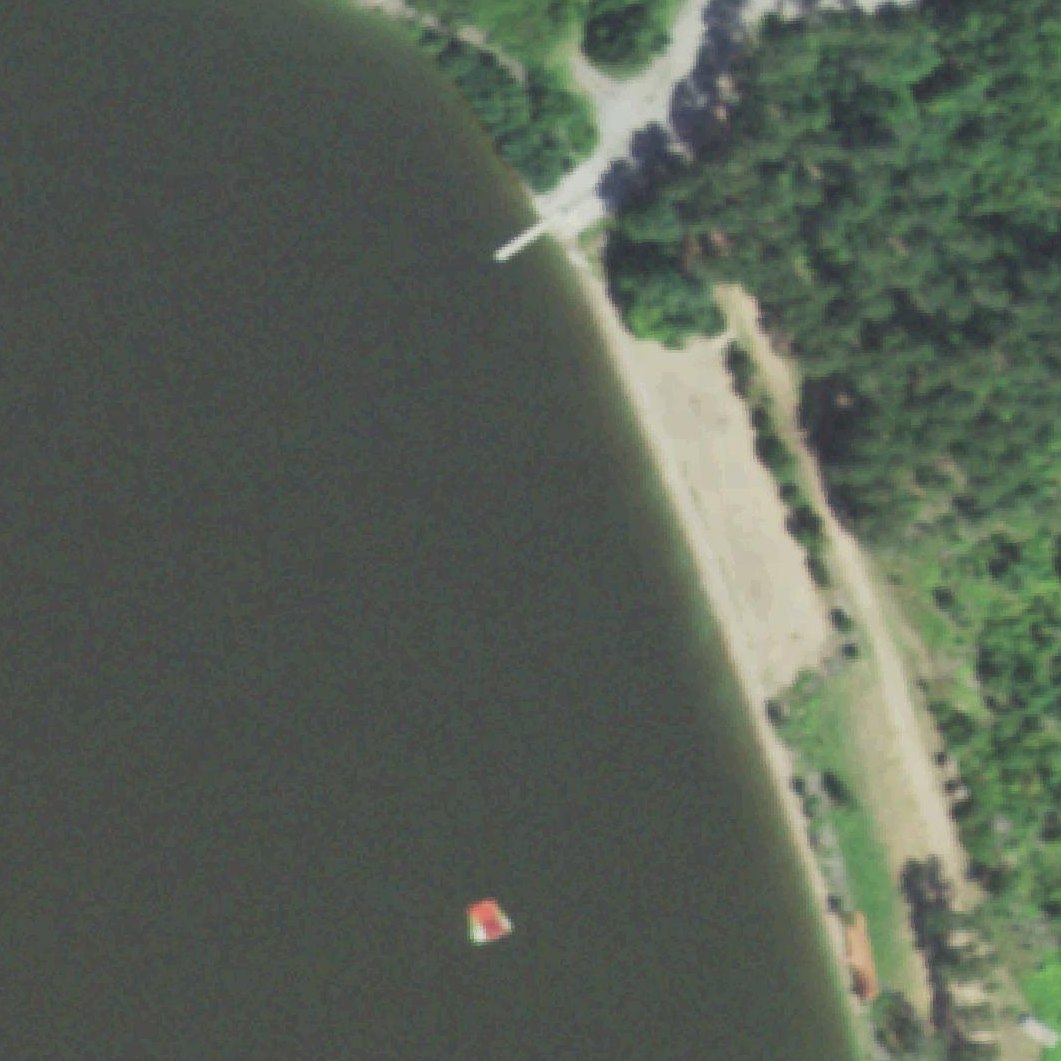 Aerial map of Park Road Beach