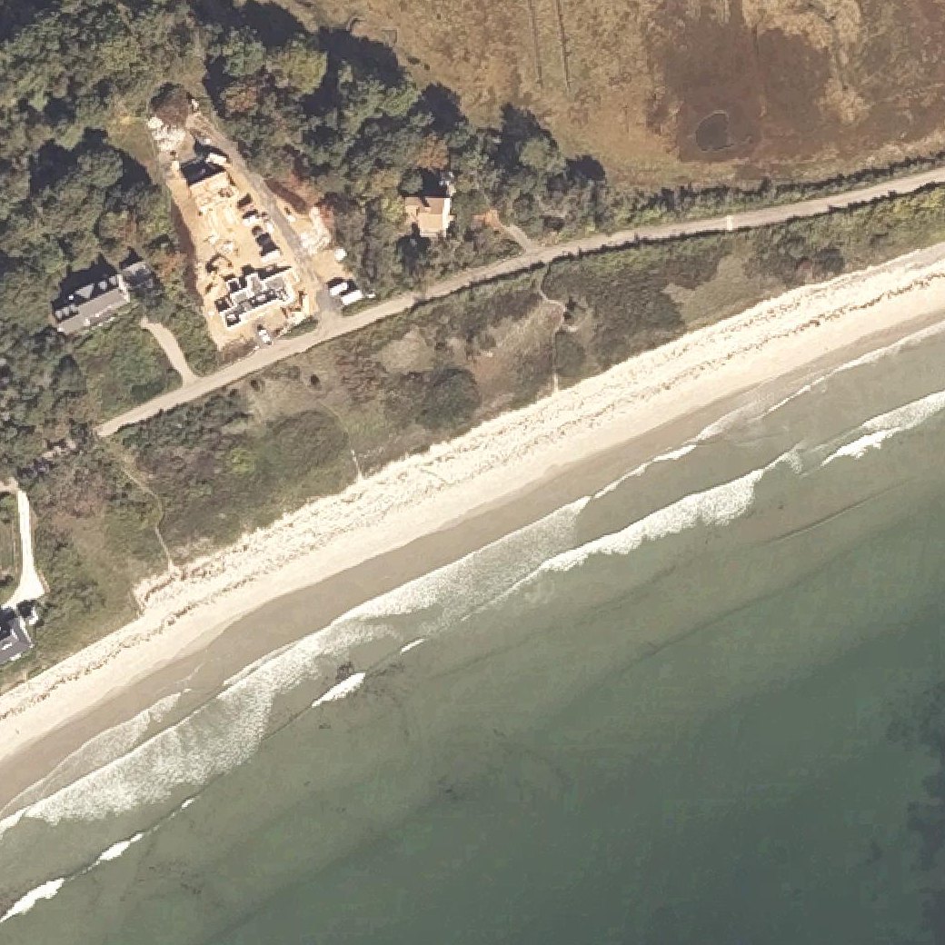 Aerial map of Parsons Beach