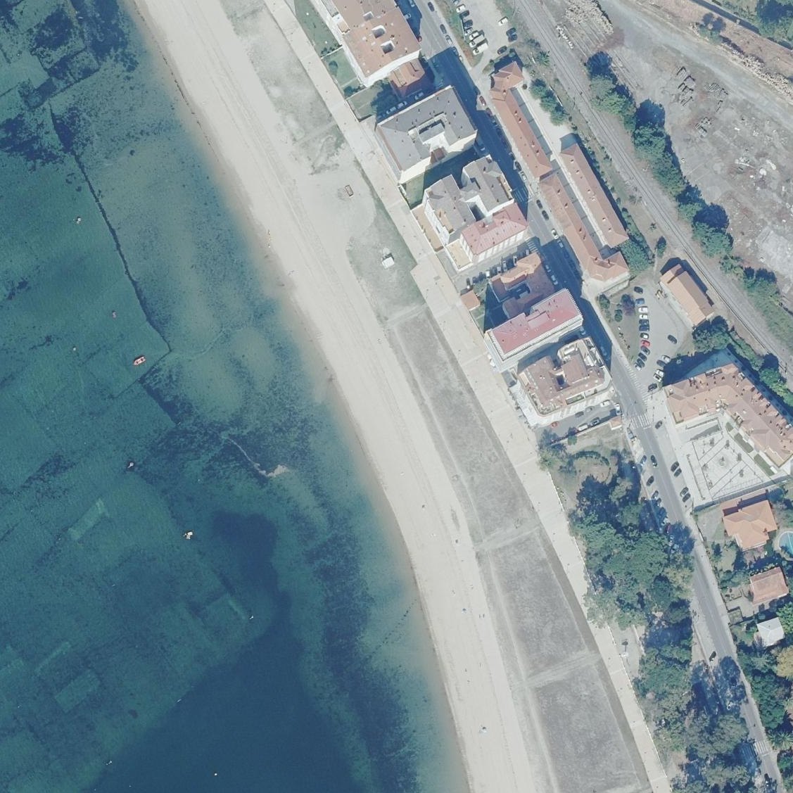 Aerial map of Paseo Maritimo Carril-Vilagarcia De Arousa