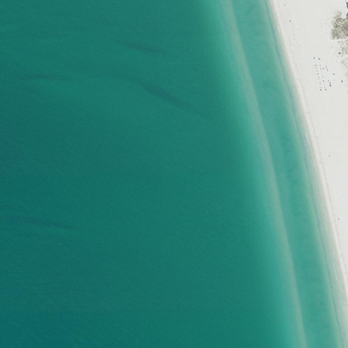 Aerial map of Pass-a-Grille Beach