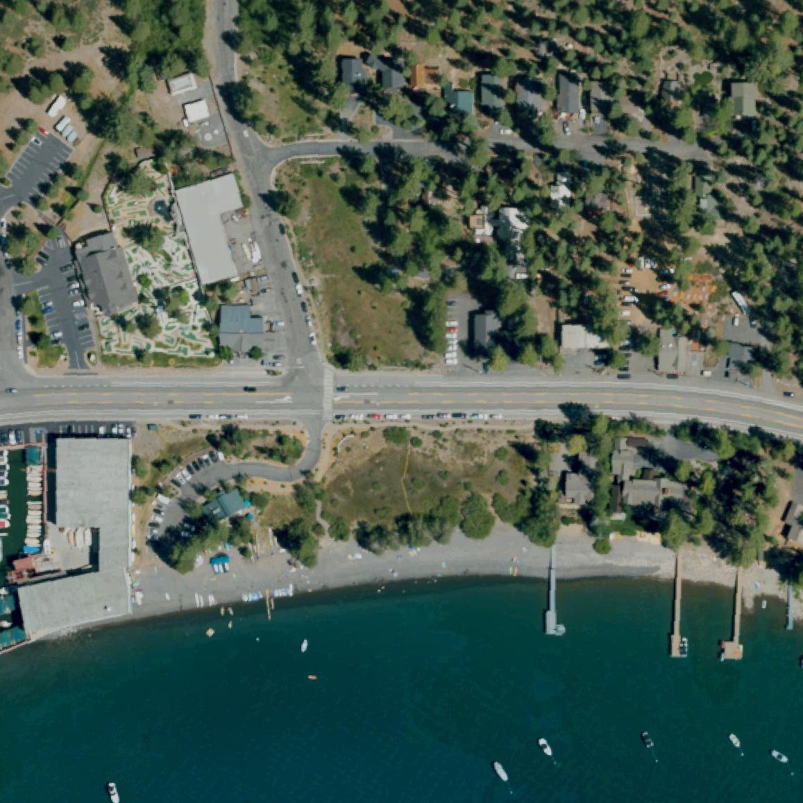 Aerial map of Patton Beach