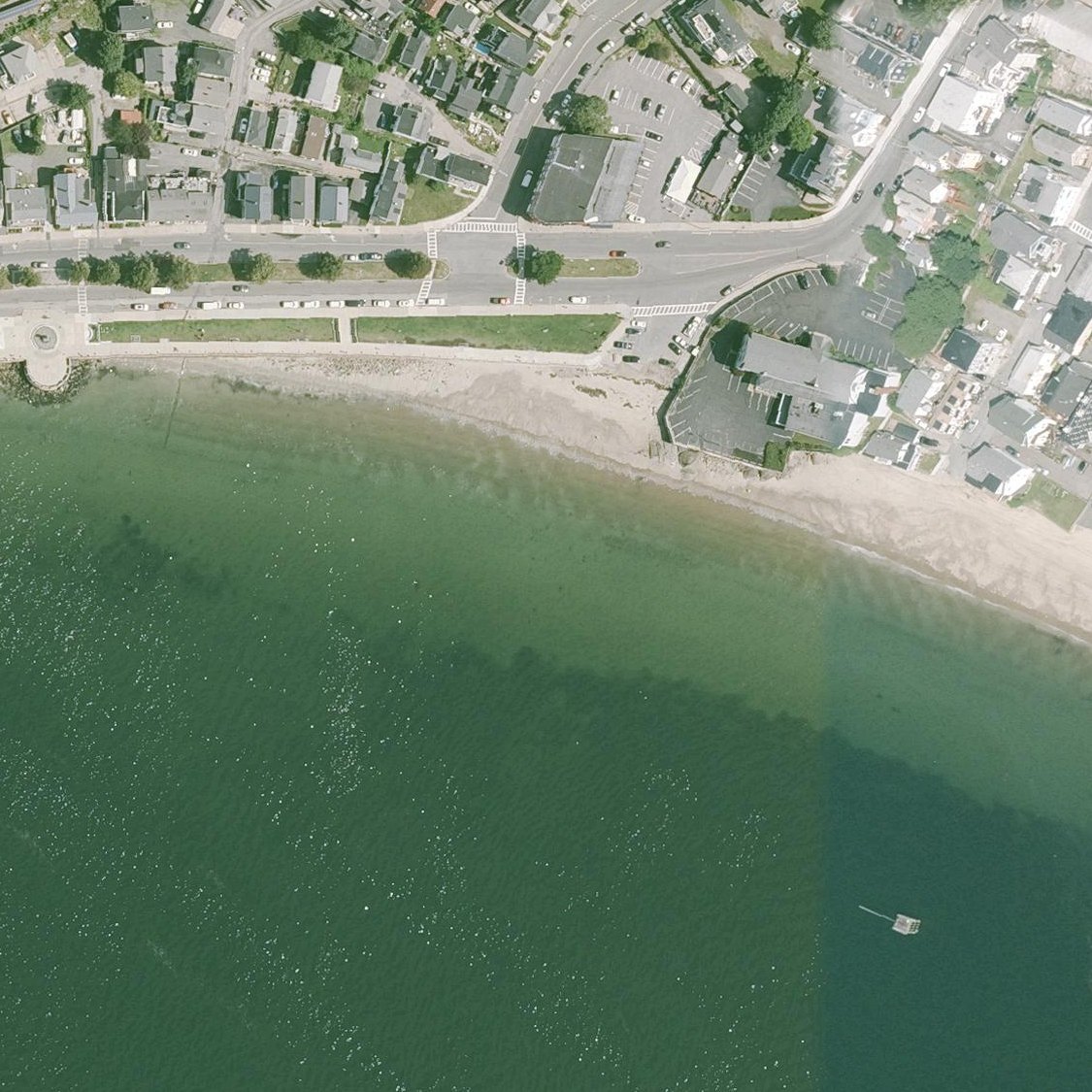 Aerial map of Pavilion Beach