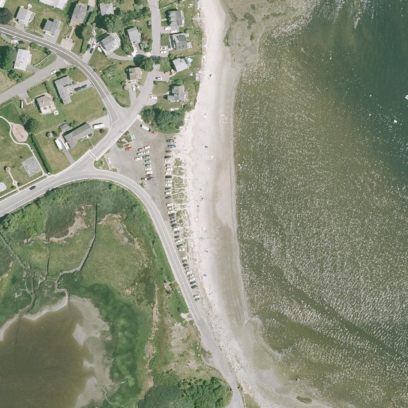 Aerial map of Pavilion Beach
