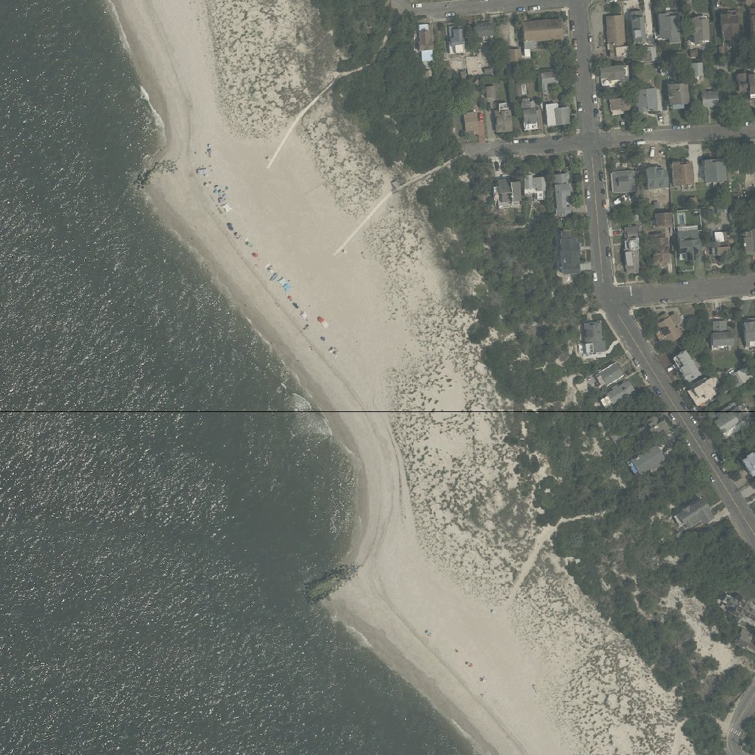 Aerial map of Pearl Beach