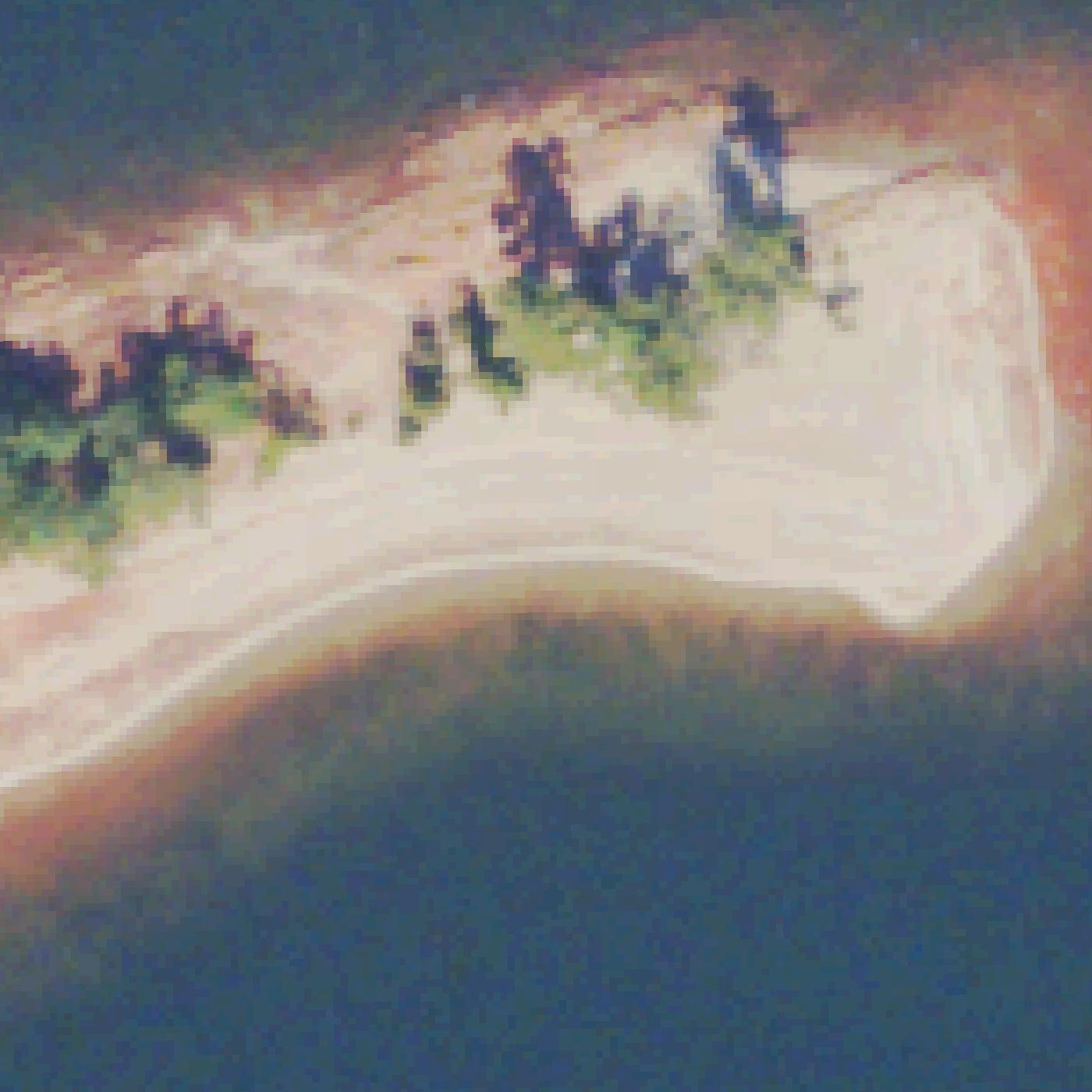 Aerial map of Pebble Beach