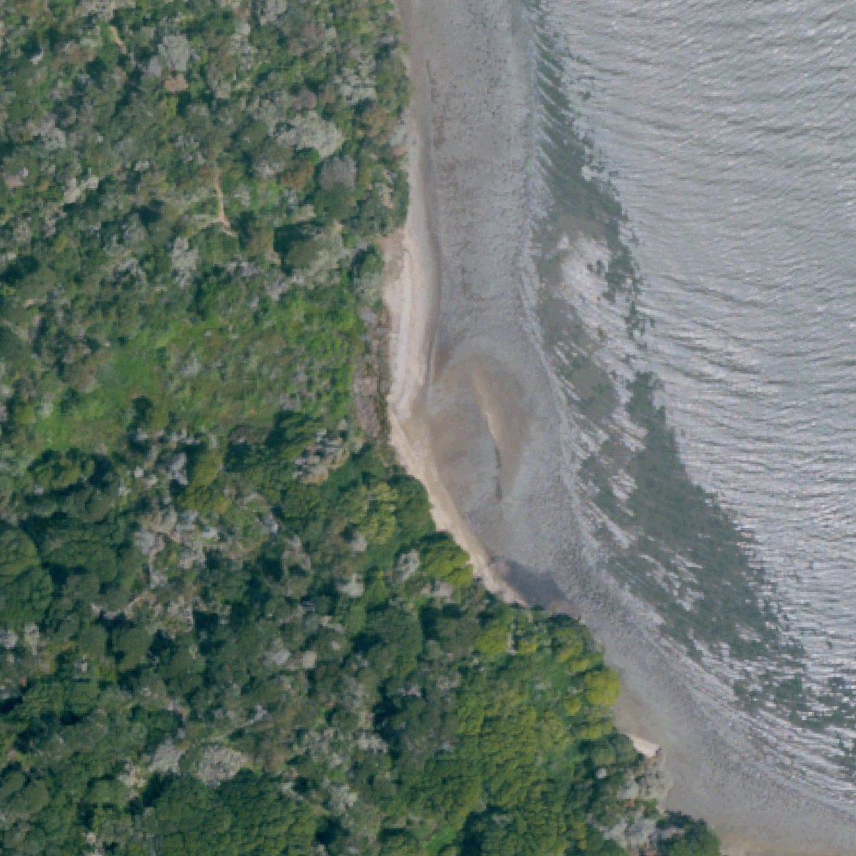 Aerial map of Pebble Beach