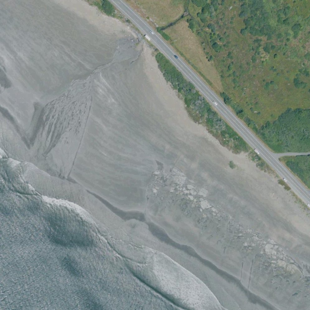 Aerial map of Pebble Beach