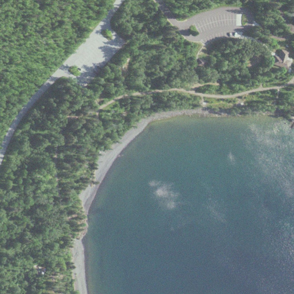 Aerial map of Pebble Beach