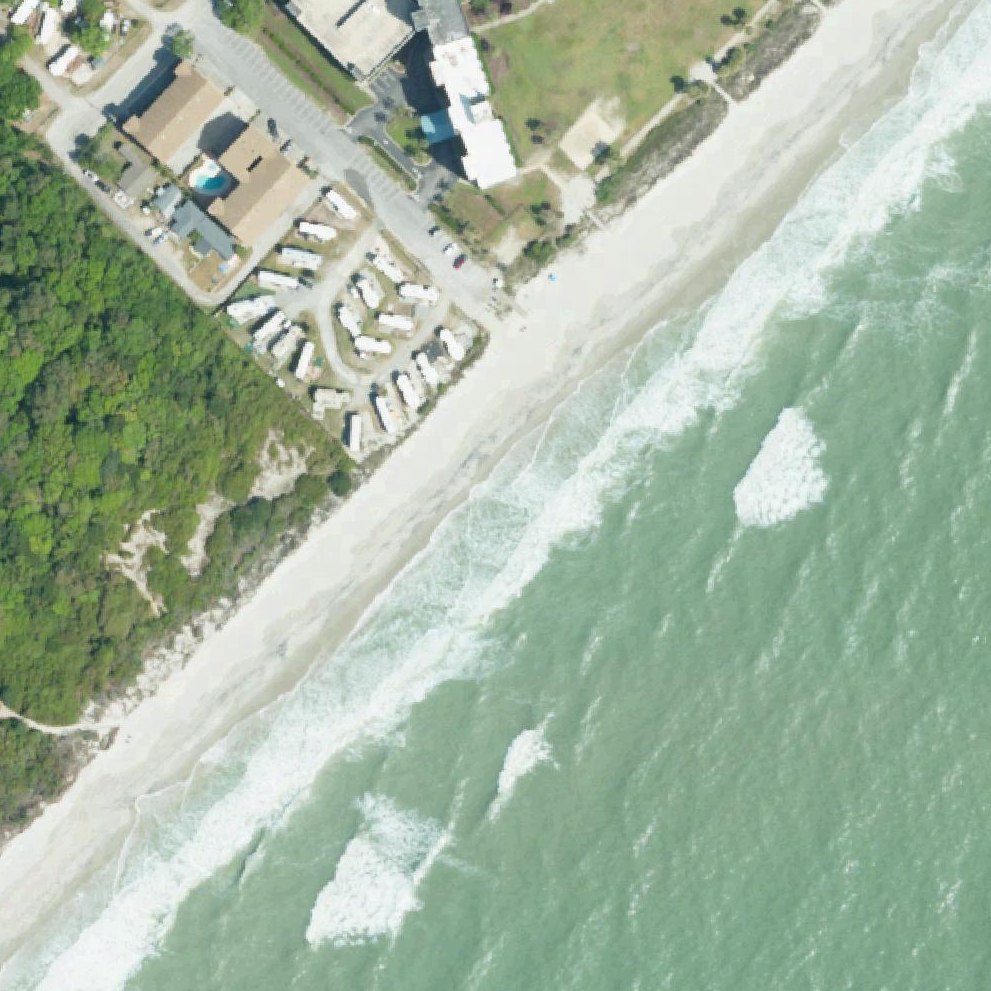 Aerial map of Pebble Beach