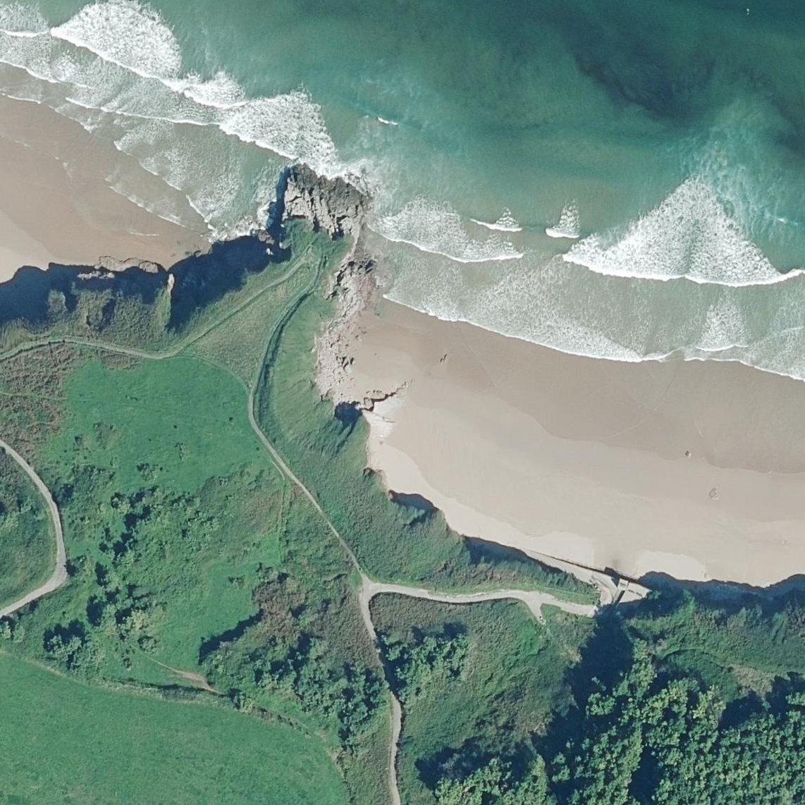 Aerial map of Peñamaría