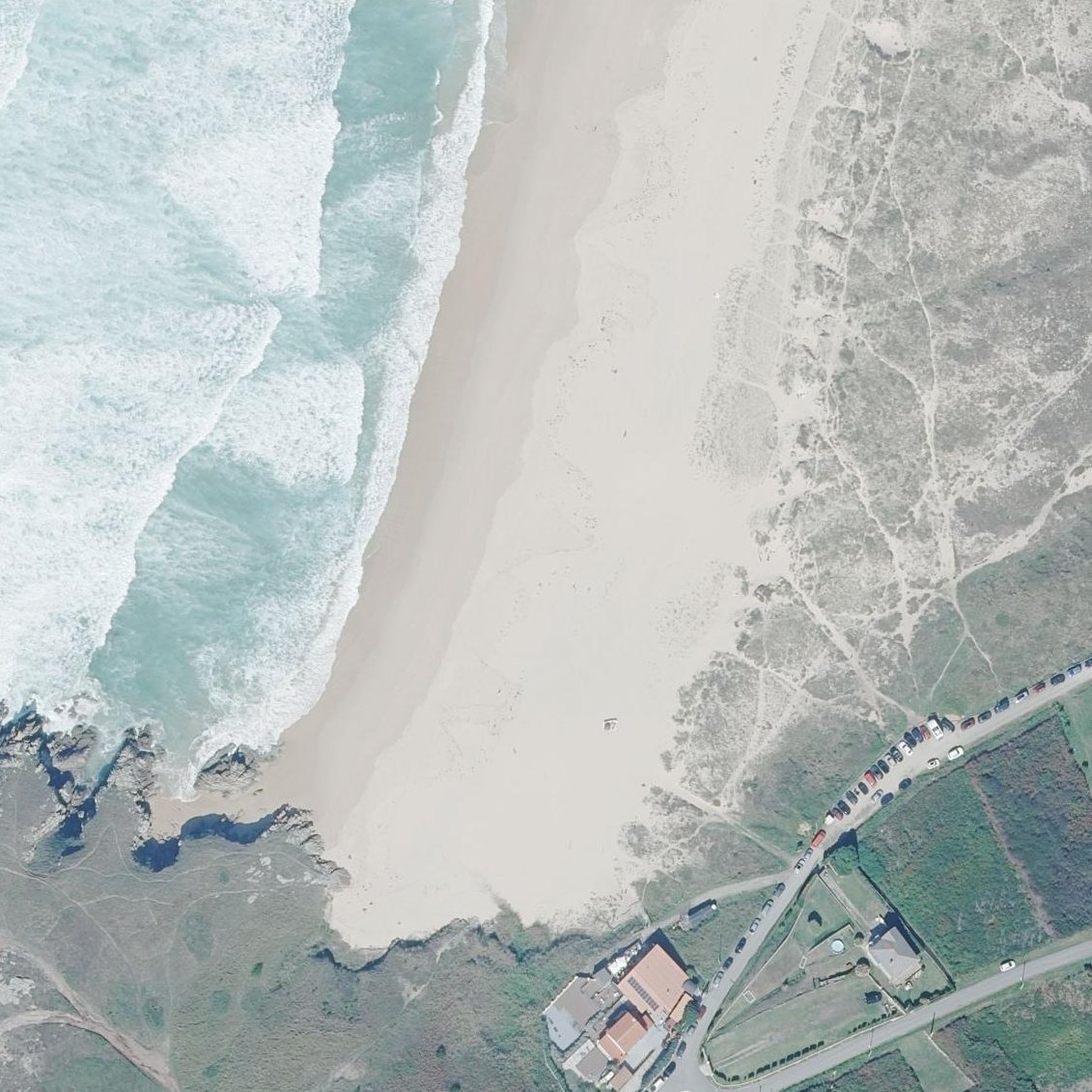 Aerial map of Penencia Playa