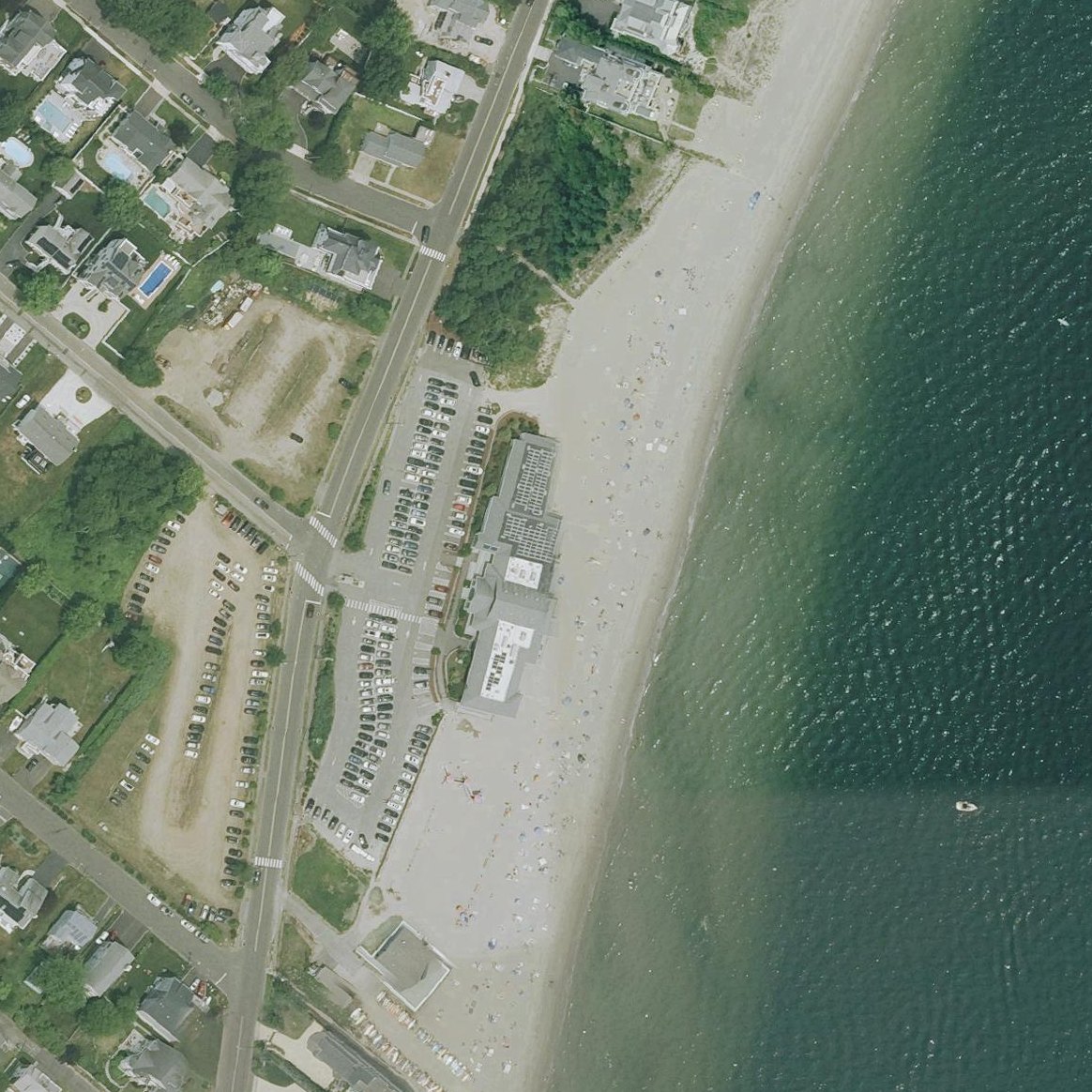 Aerial map of Penfield Beach