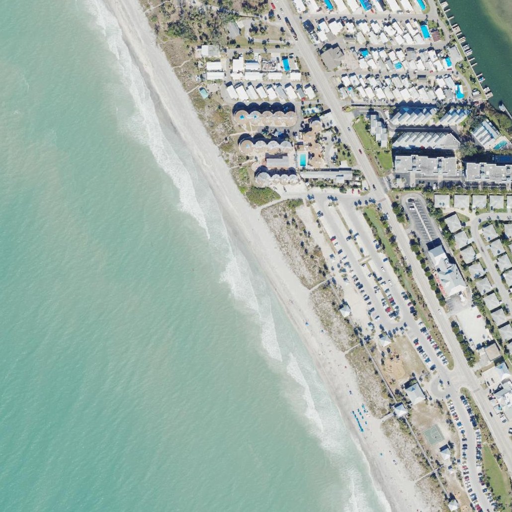 Aerial map of Peninsula at Englewood Beach