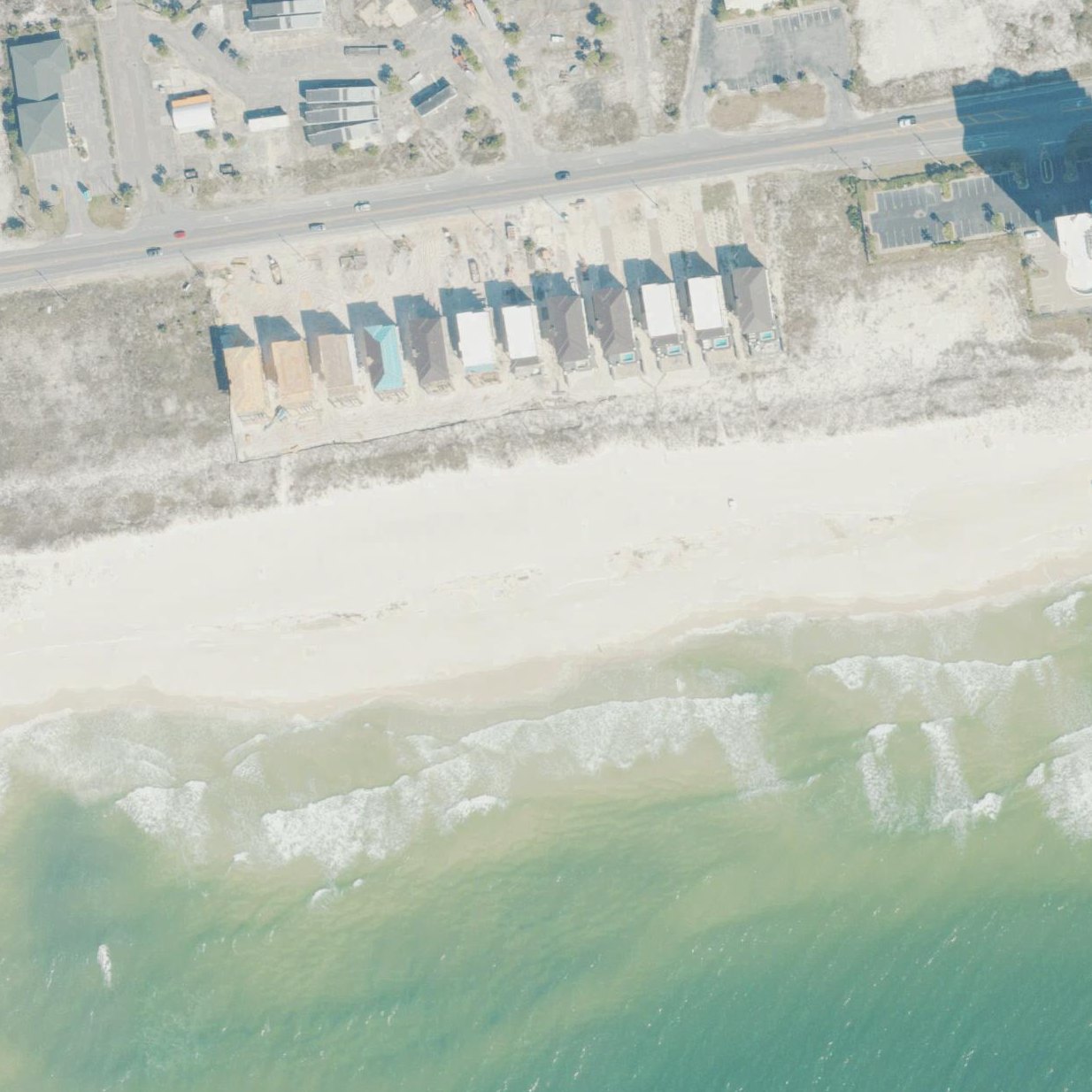 Aerial map of Perdido Key Beach