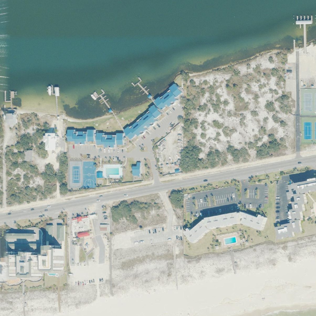 Aerial map of Perdido Key Public Beach Access #4