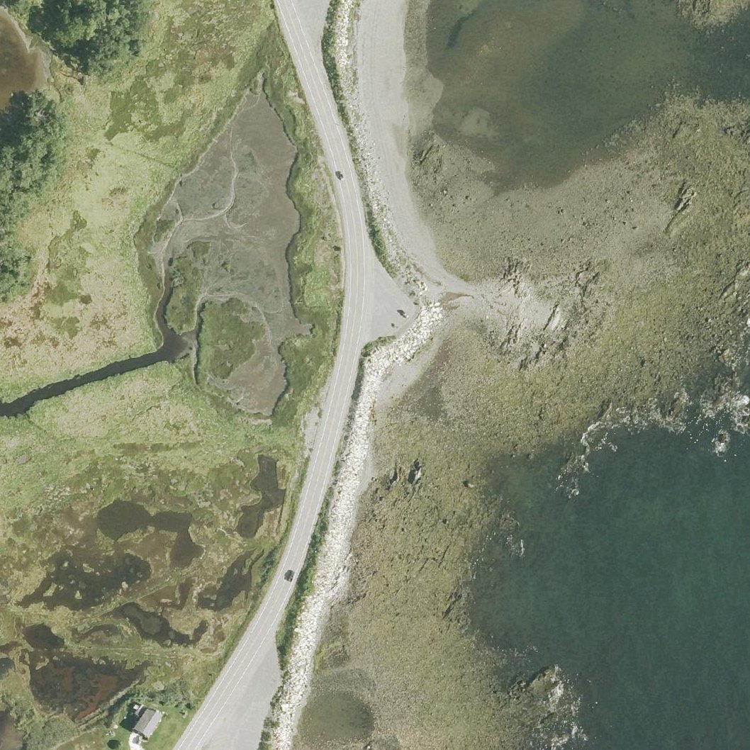 Aerial map of Periwinkle Cove