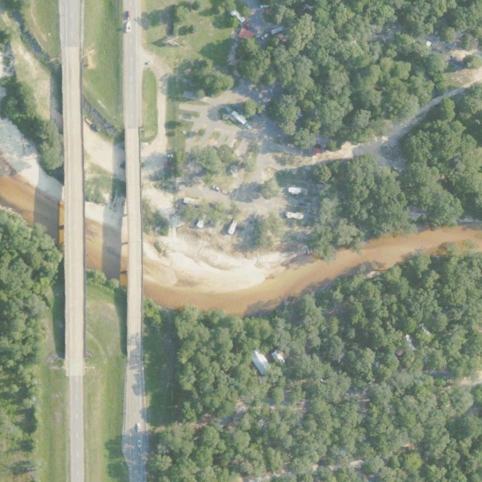 Aerial map of Perk Beach