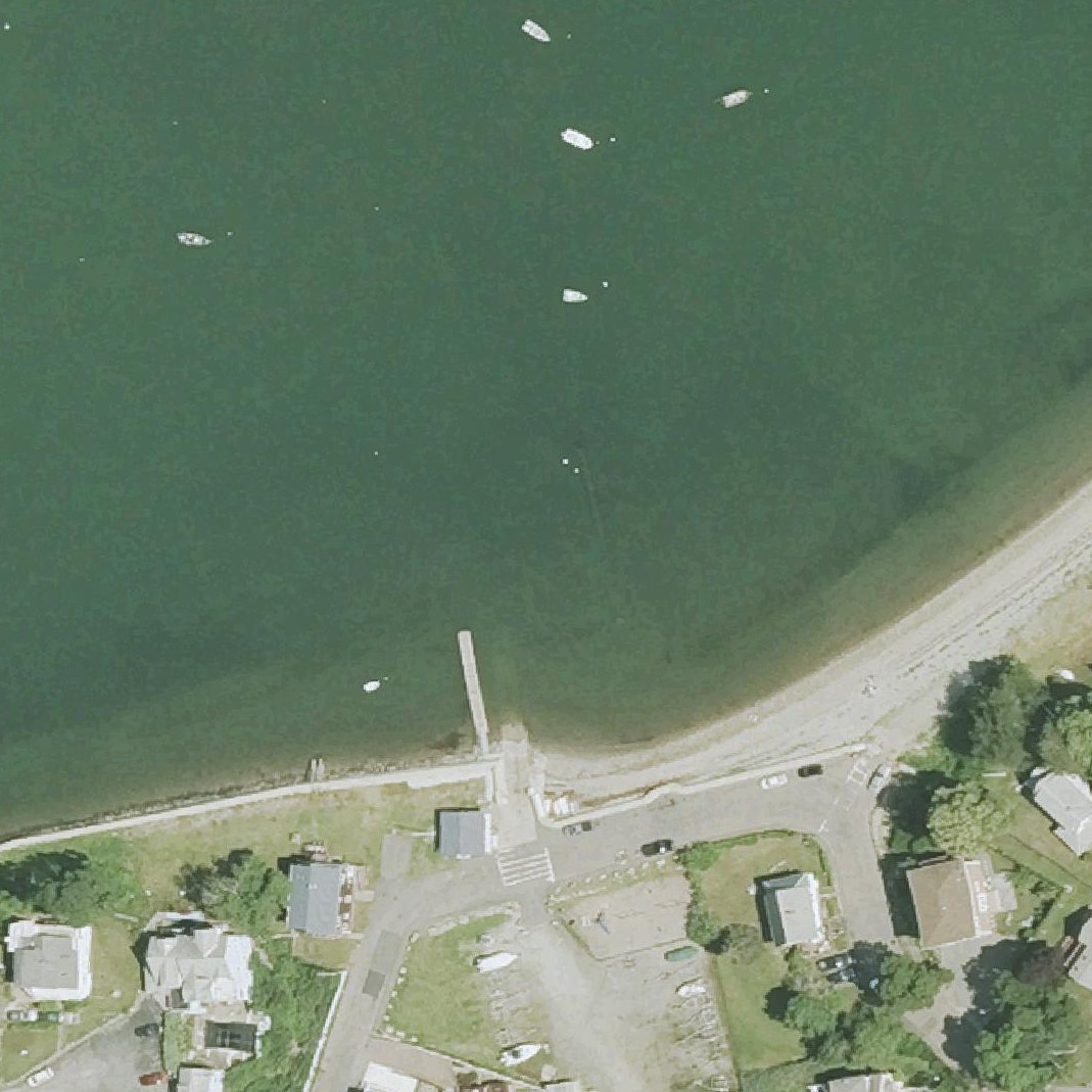 Aerial map of Perry Beach