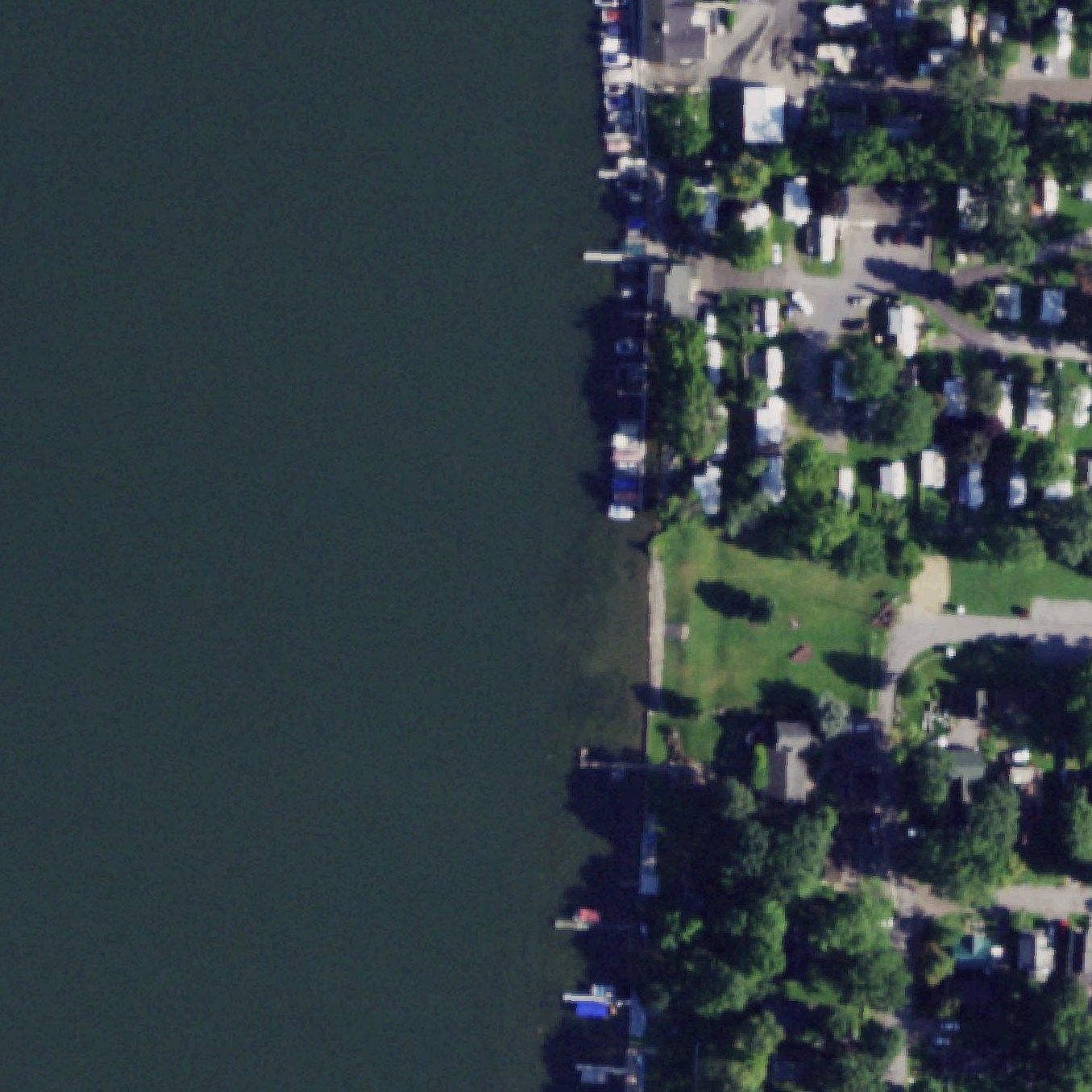 Aerial map of Perry Public Beach